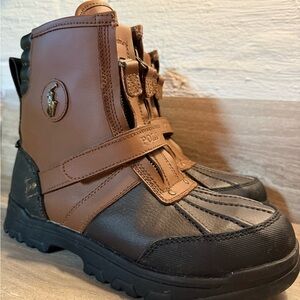 Polo by Ralph Lauren Brown and Black Men's Boots